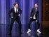 THE TONIGHT SHOW STARRING JIMMY FALLON -- Episode 0325 -- Pictured: (l-r) Host Jimmy Fallon and singer Justin Timberlake perform History of Rap 6 on September 9, 2015 -- (Photo by: Douglas Gorenstein/NBC)