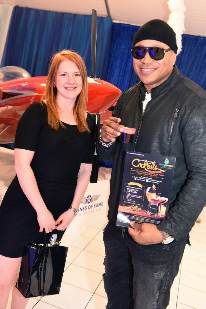 Hip-hop artist LL Cool J with The Natural Mixologist at the GRAMMY Gift Lounge during The 58th GRAMMY Awards at Staples Center on February 12, 2016 in Los Angeles, California. (Photo by Vivien Killilea/WireImage)